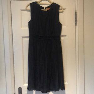 TORY BURCH Navy linen dress